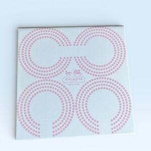 Coach Op Art C Logo Notepad Pink White Stationery Y2K Aesthetic
